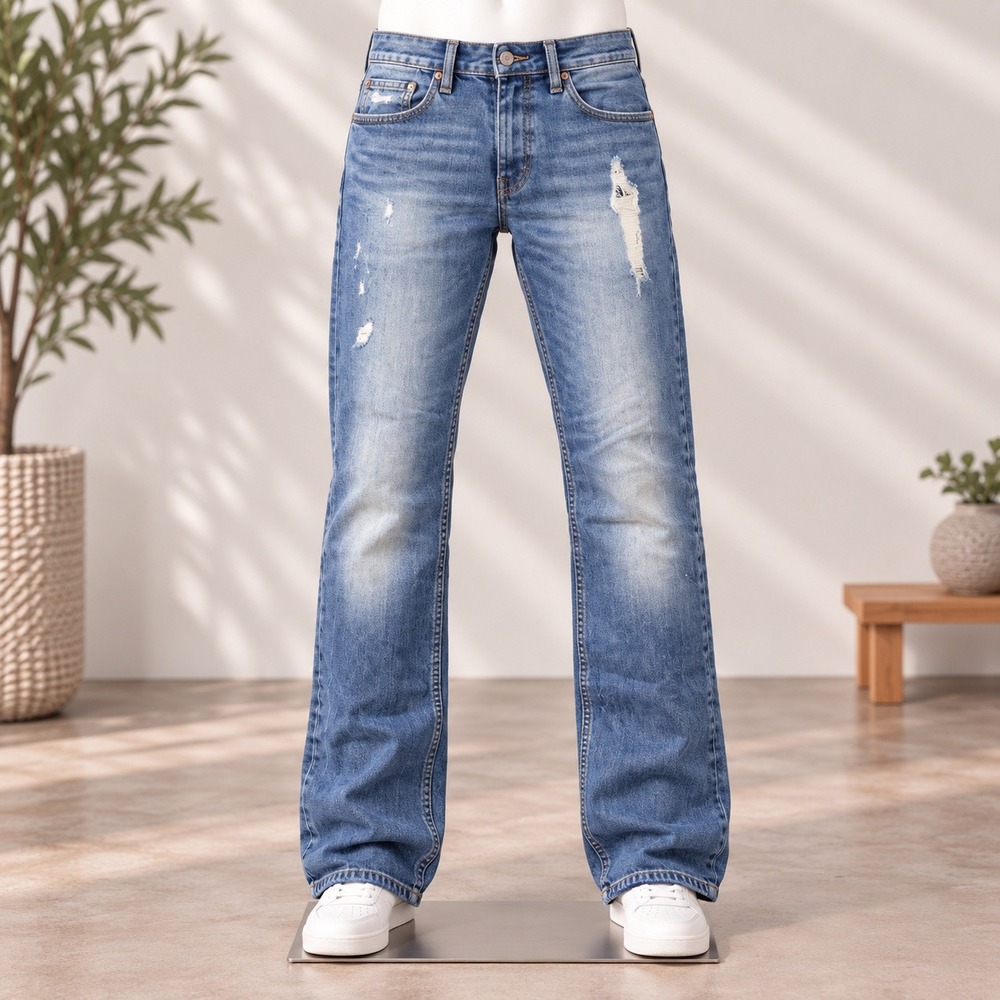 Diesel Safado Jeans Mens 31x32 Blue Slim Straight Distressed Wash ORBE4 Denim